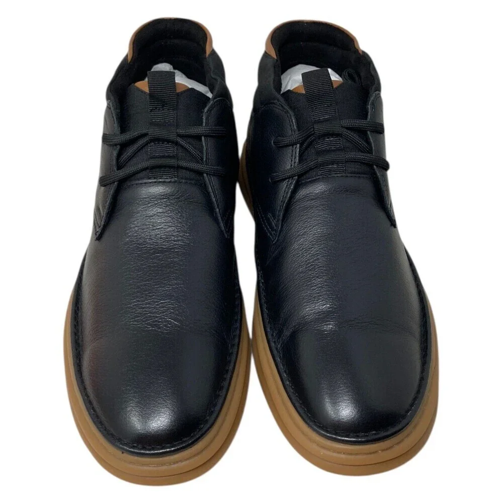 Stacy Adams Chukka Boot Men's Size 7 M Delson Black Leather Lace Up